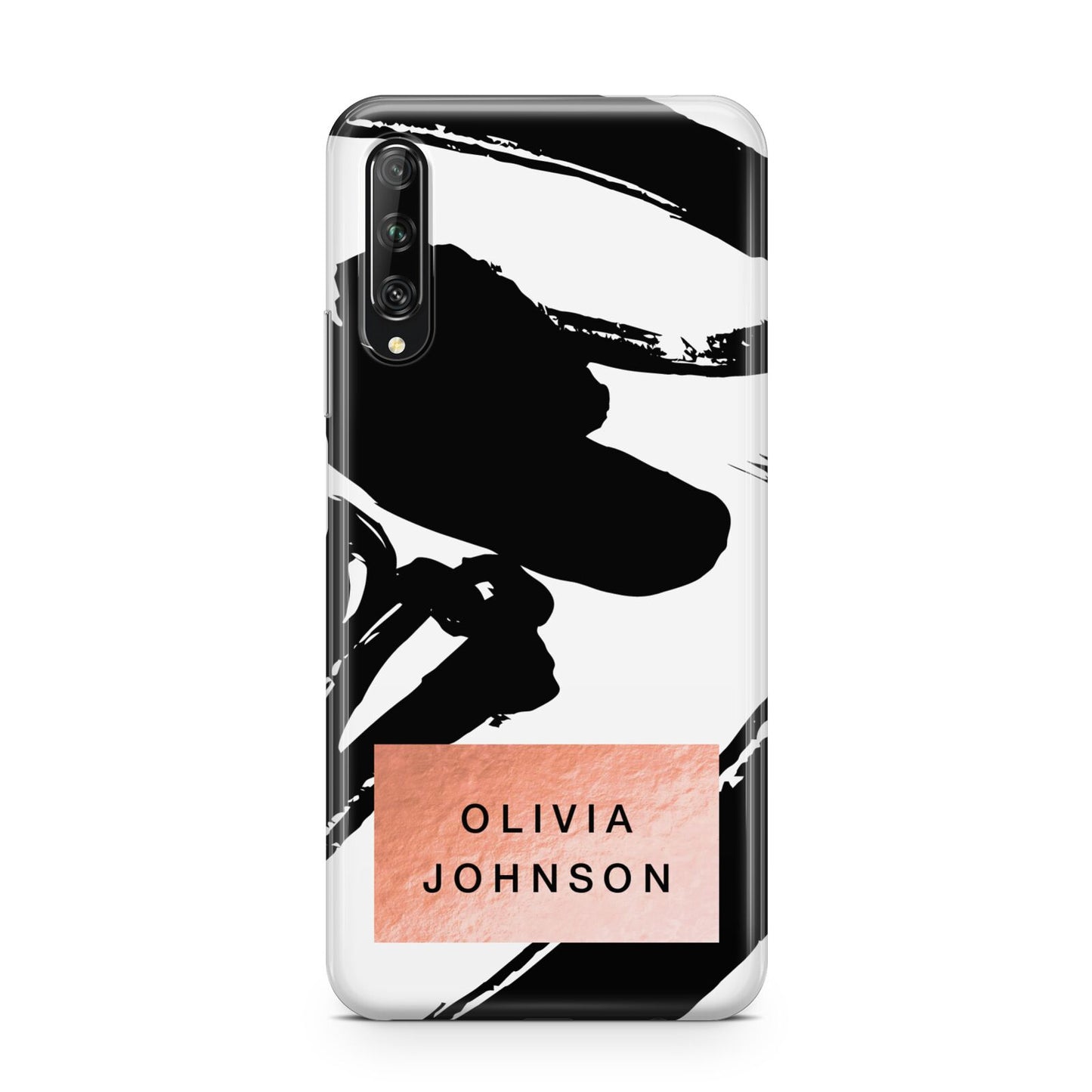 Personalised Black Brushes With Name Huawei P Smart Pro 2019