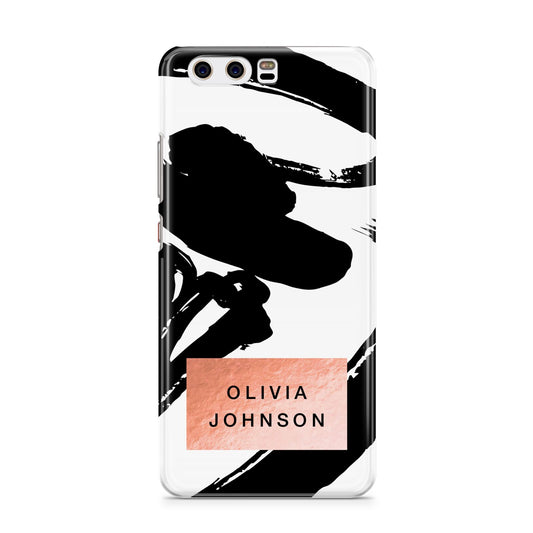 Personalised Black Brushes With Name Huawei P10 Phone Case