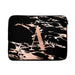 Personalised Black Copper Marble Laptop Bag