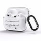 Personalised Black Couples Two Names Heart AirPods Pro Clear Case Side Image