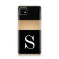 Personalised Black Gold Monogram Initial Huawei Enjoy 20 Phone Case