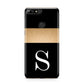 Personalised Black Gold Monogram Initial Huawei Y7 2018