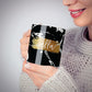 Personalised Black Gold Swirl Marble 10oz Mug Alternative Image 6