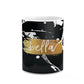 Personalised Black Gold Swirl Marble 10oz Mug Alternative Image 7