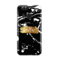 Personalised Black Gold Swirl Marble Huawei Nova 2s Phone Case