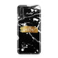 Personalised Black Gold Swirl Marble Huawei P20 Pro Phone Case