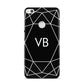 Personalised Black Initials Geometric Huawei P8 Lite Case