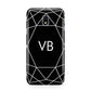 Personalised Black Initials Geometric Samsung Galaxy J3 2017 Case