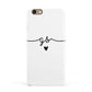 Personalised Black Initials Or Name Clear Custom Apple iPhone 6 3D Snap Case