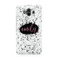 Personalised Black Ink Splat Name Huawei Mate 10 Protective Phone Case