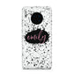 Personalised Black Ink Splat Name Huawei Mate 30