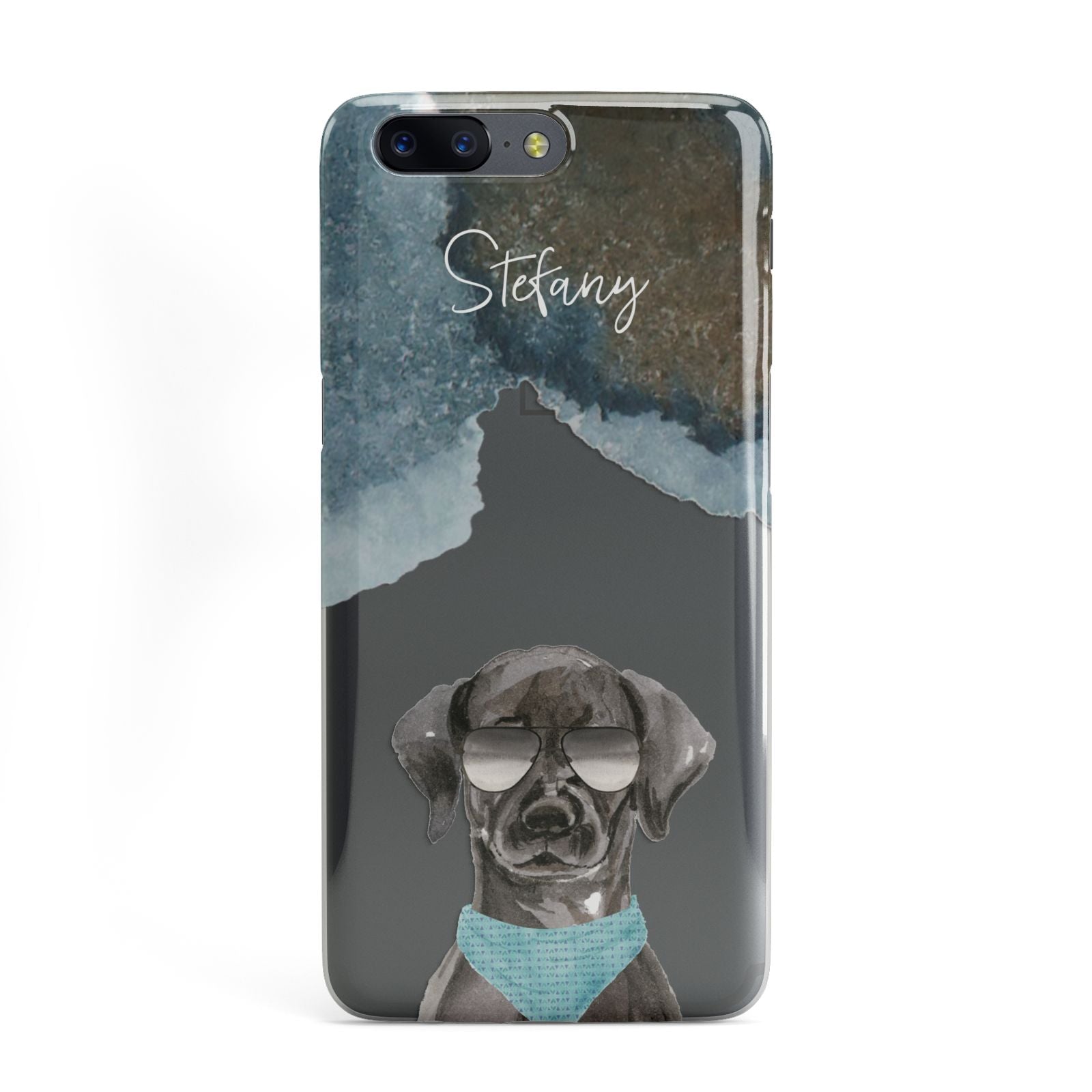 Personalised Black Labrador OnePlus Case
