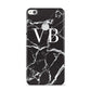 Personalised Black Marble Effect Monogram Huawei P8 Lite Case