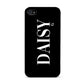 Personalised Black Name Apple iPhone 4s Case
