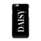 Personalised Black Name Apple iPhone 6 3D Snap Case