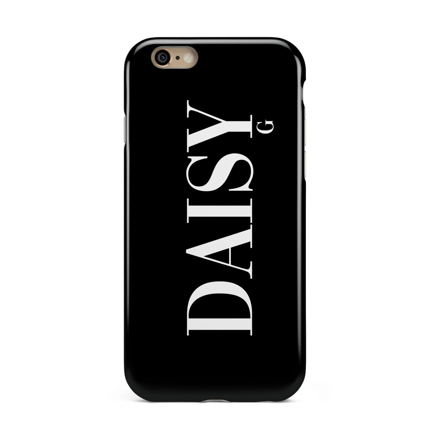 Personalised Black Name Apple iPhone 6 3D Tough Case