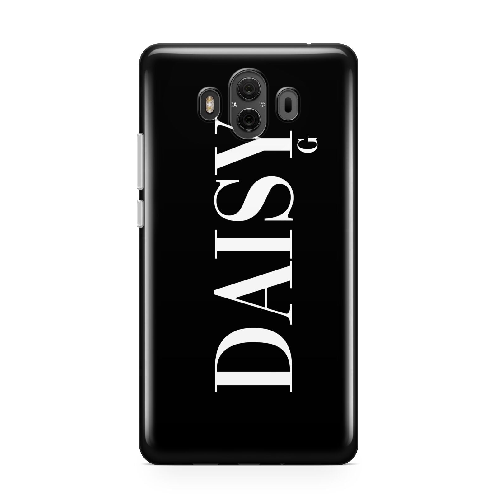 Personalised Black Name Huawei Mate 10 Protective Phone Case