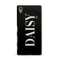 Personalised Black Name Sony Xperia Case