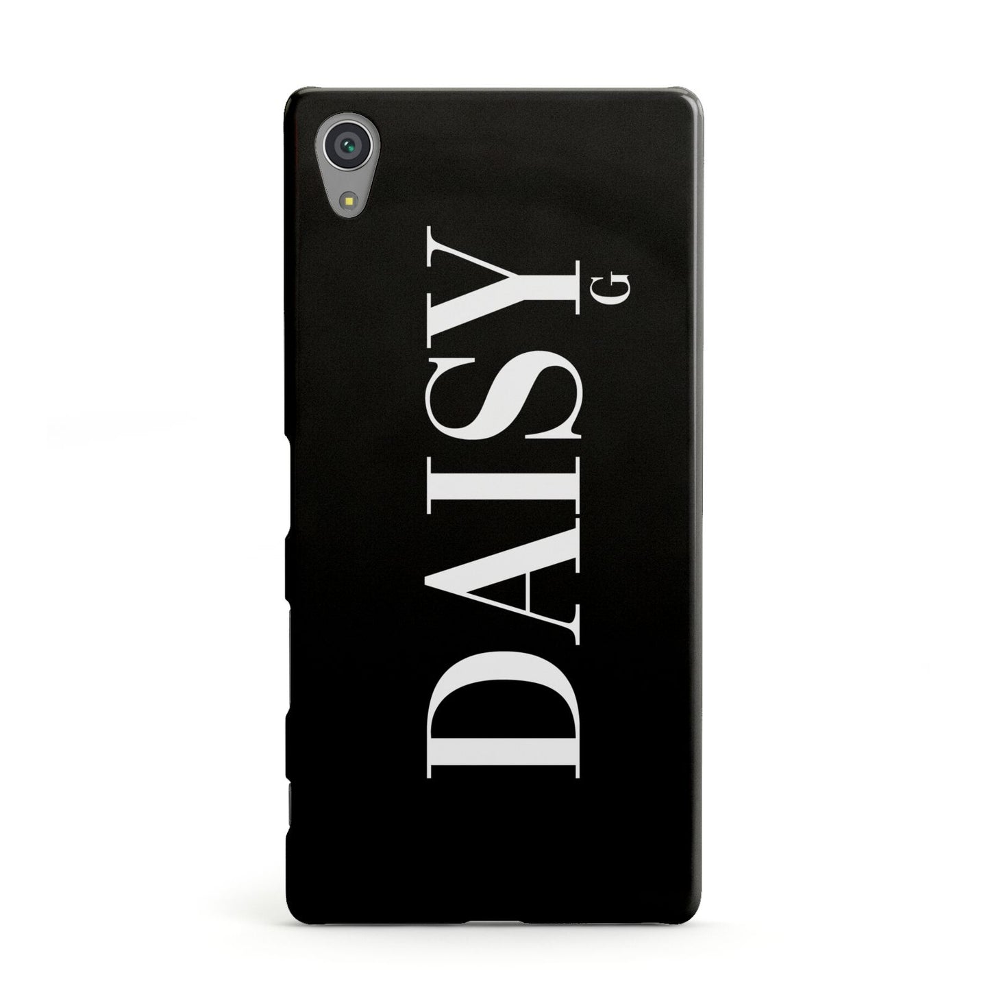 Personalised Black Name Sony Xperia Case