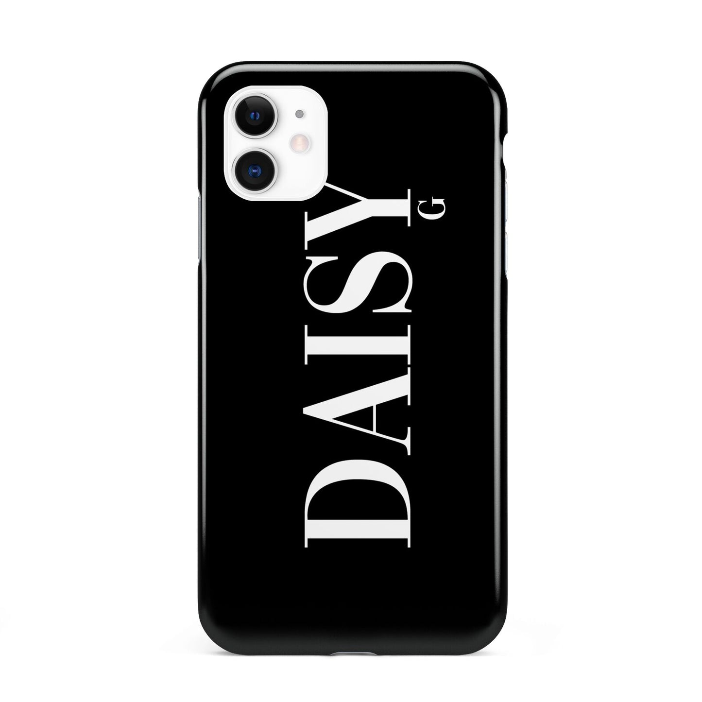 Personalised Black Name iPhone 11 3D Tough Case