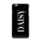 Personalised Black Name iPhone 6 Plus 3D Snap Case on Gold Phone