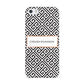 Personalised Black Pattern Name Or Initials Apple iPhone 5 Case