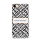 Personalised Black Pattern Name Or Initials Apple iPhone 7 8 3D Snap Case