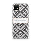 Personalised Black Pattern Name Or Initials Huawei Enjoy 20 Phone Case