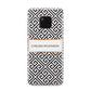 Personalised Black Pattern Name Or Initials Huawei Mate 20 Pro Phone Case