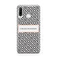 Personalised Black Pattern Name Or Initials Huawei P30 Lite Phone Case