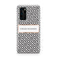 Personalised Black Pattern Name Or Initials Huawei P40 Phone Case