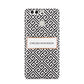 Personalised Black Pattern Name Or Initials Huawei P9 Case