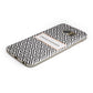 Personalised Black Pattern Name Or Initials Protective Samsung Galaxy Case Angled Image