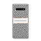 Personalised Black Pattern Name Or Initials Protective Samsung Galaxy Case