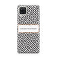 Personalised Black Pattern Name Or Initials Samsung A12 Case