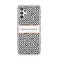 Personalised Black Pattern Name Or Initials Samsung A32 5G Case