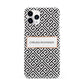 Personalised Black Pattern Name Or Initials iPhone 11 Pro 3D Snap Case