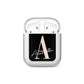 Personalised Black Pink Initial AirPods Case