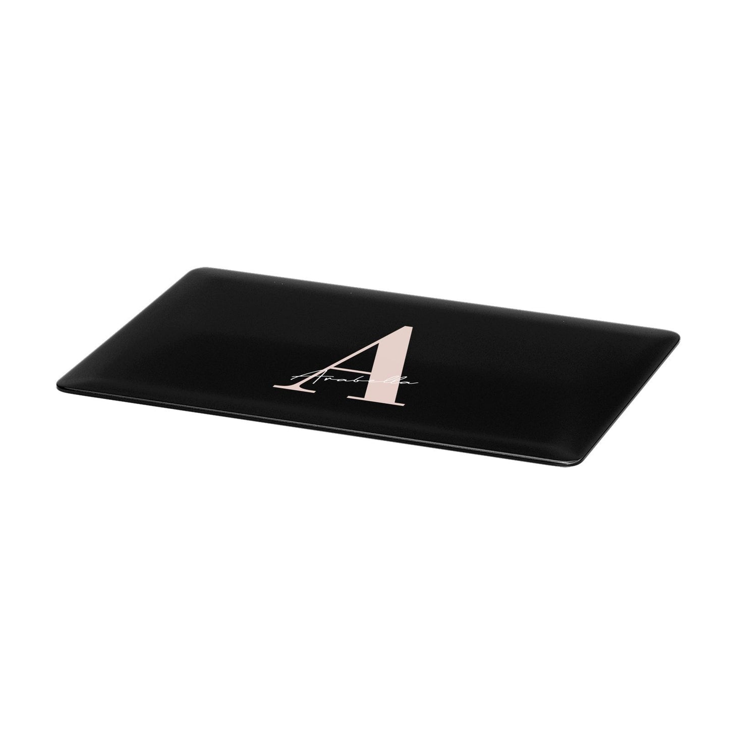 Personalised Black Pink Initial Apple MacBook Case Only