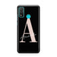 Personalised Black Pink Initial Huawei P Smart 2020