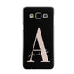 Personalised Black Pink Initial Samsung Galaxy A3 Case