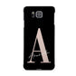 Personalised Black Pink Initial Samsung Galaxy Alpha Case