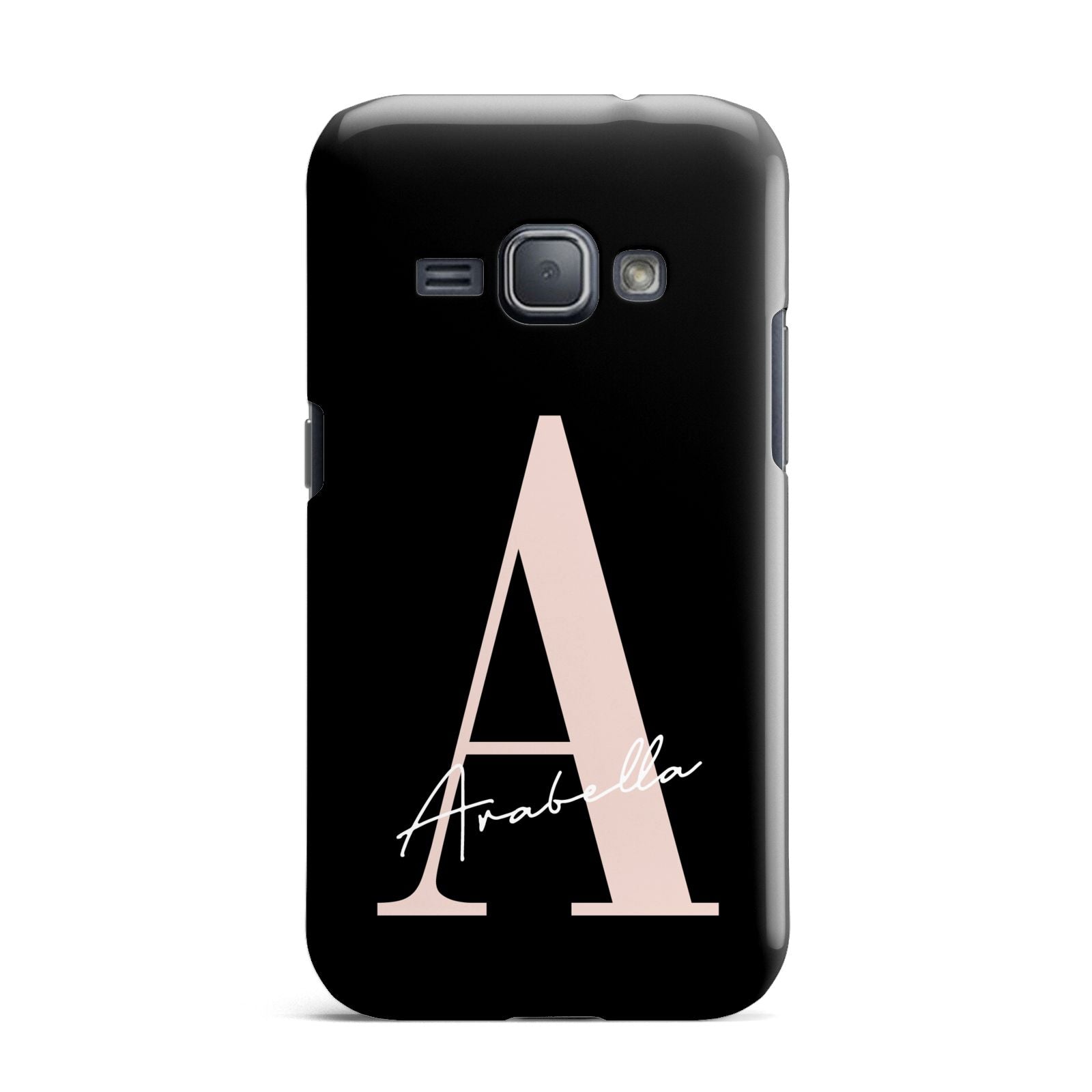 Personalised Black Pink Initial Samsung Galaxy J1 2016 Case