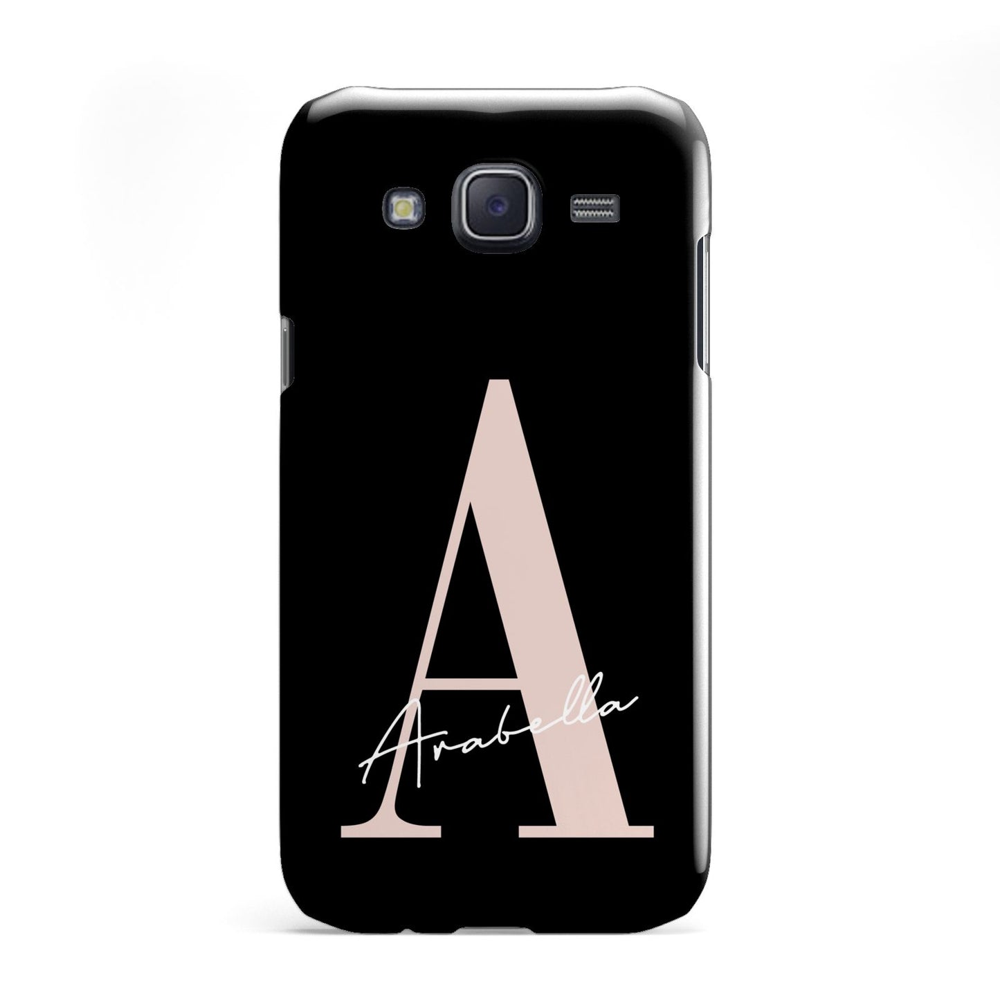 Personalised Black Pink Initial Samsung Galaxy J5 Case