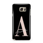 Personalised Black Pink Initial Samsung Galaxy Note 5 Case