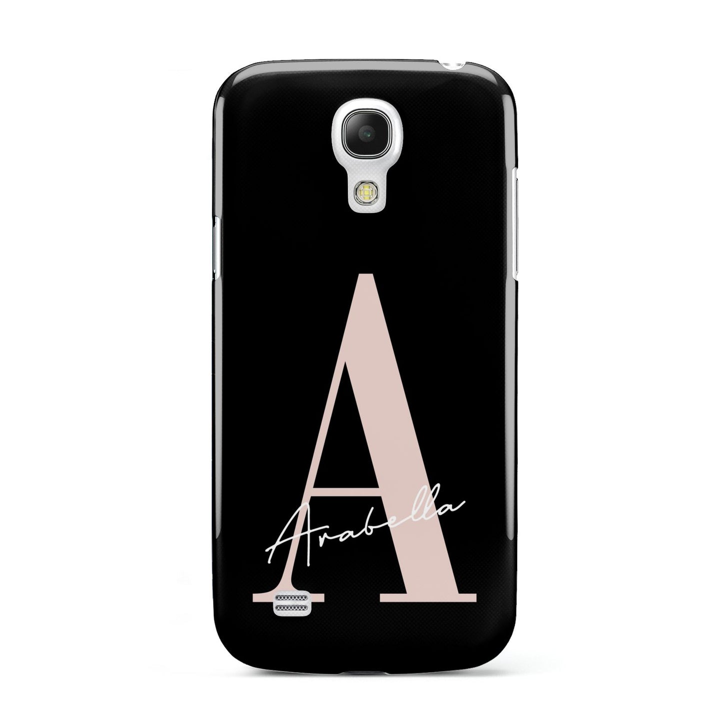 Personalised Black Pink Initial Samsung Galaxy S4 Mini Case