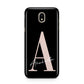 Personalised Black Pink Initial Samsung J5 2017 Case