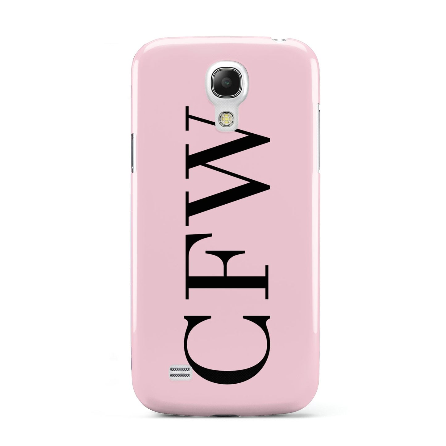 Personalised Black Pink Side Initials Samsung Galaxy S4 Mini Case