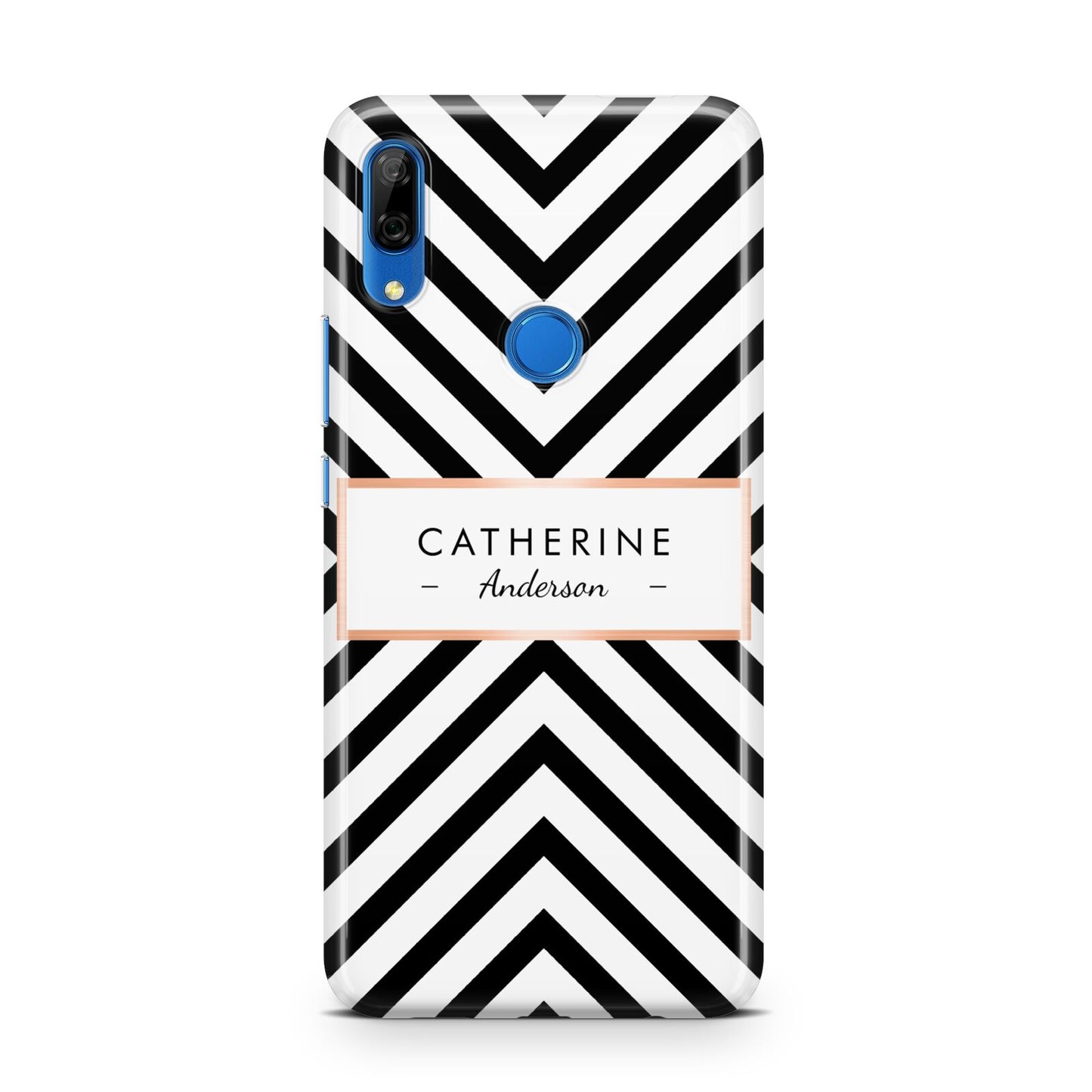 Personalised Black Rose Gold Name Or Initials Huawei P Smart Z
