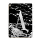 Personalised Black Silver Initial Apple iPad Gold Case